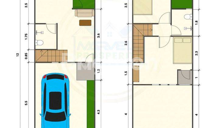 RUMAH 2 LANTAI SCANDINAVIAN GUNUNG ANYAR RUNGKUT SURABAYA 2