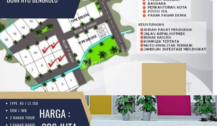 Rumah baru minimalis bengkulu pagar dewa 7
