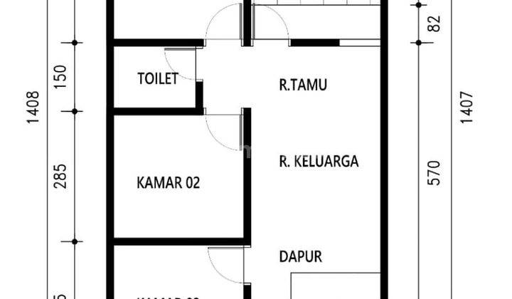 Rumah Baru Siap Bangun Dekat Budi Mulia 2 Tajem 2