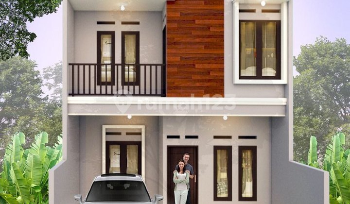 Rumah Baru 2 Lantai Nempel Gdc 10 Menit Dekat Stasiun Depok Lama 2