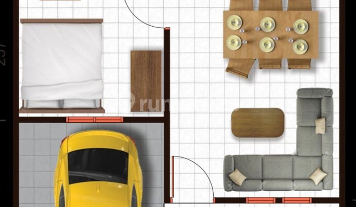 Rumah Baru 2 Lantai Nempel Gdc 10 Menit Dekat Stasiun Depok Lama 3