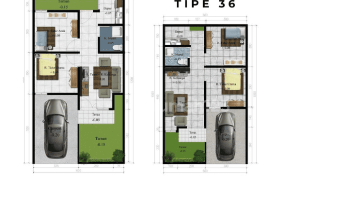 Rumah Modern Minimalis 20 Menit St. Citayam Bf 3 Juta All In 15