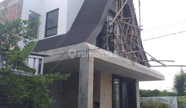 Rumah 2 Lt Premium Arsitektur Nusantara Limo Depok Hanya 20 Menit Mrt Fatmawati Nempel Tol Sawangan  1