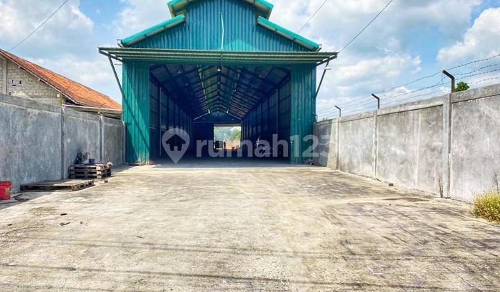 Ready-to-Use Warehouse Container Access Provincial Road Jogja Klaten