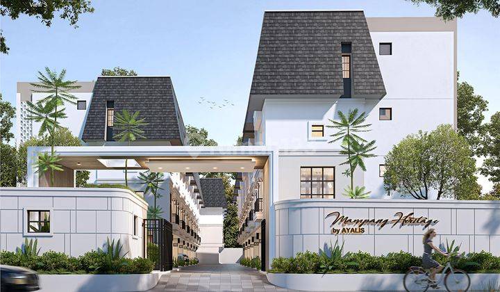 Rumah Baru 4 Lantai Ada Mezzanine Dan Rooftop Mampang Jaksel 1