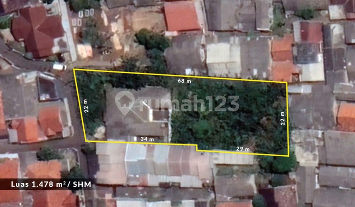 Depok Timur Sukmajaya Keadilan Tanah Luas 1478 Cocok Untuk Cluster 1