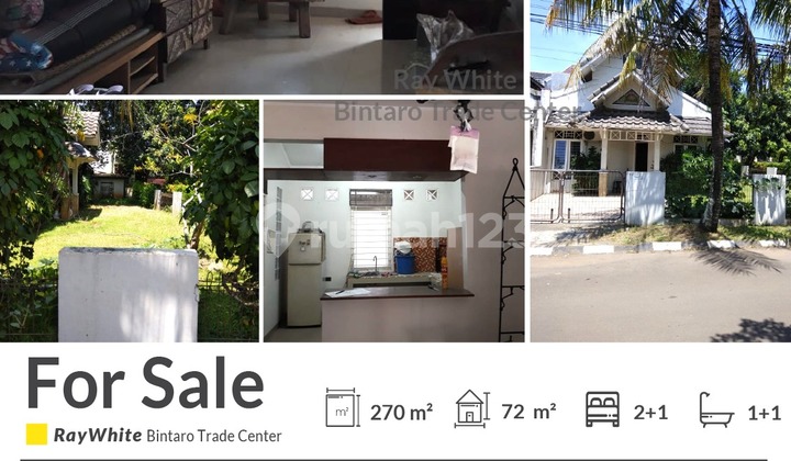 Rumah Hitung Tanah dengan Harga Murah di Villa Bintaro Regency  2