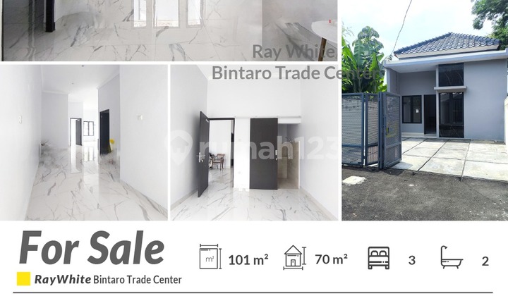 For Sale! Ready-to-Live Brand New House in Jombang Ciputat - Near Station Access 2