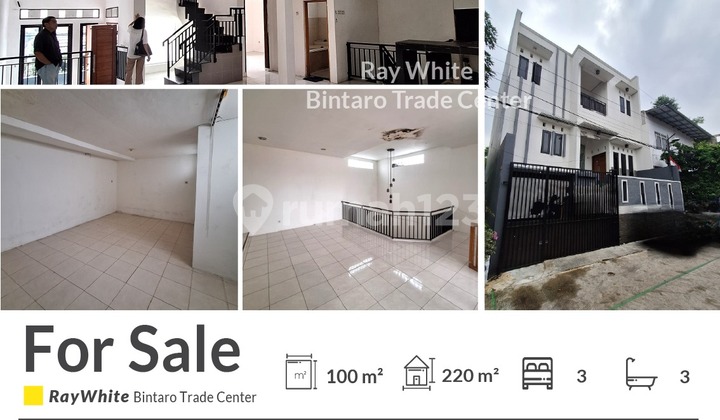 Jarang Ada! Rumah Bagus 3 Lantai Lokasi Strategis di Bendi Tanah Kusir 2