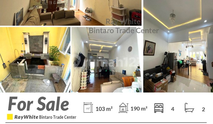 For Sale! Rumah 2 Lantai Siap Huni di Green Bintaro 2