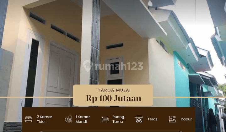 Rumah Dijual 1 Lantai Siap Huni Dekat Area Jalan Tol dan Stasiun  1