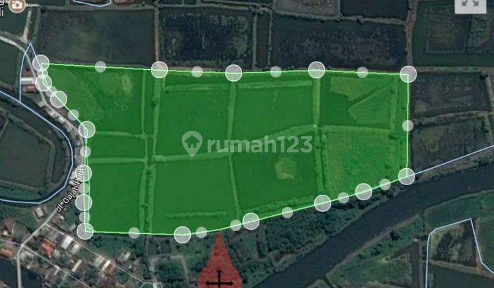 Kavling Tambak Oso Sidoarjo Nol Jalan Raya Dekat Rencana Terminal 3 Bandara Juanda Jalan Raya Oerr 3