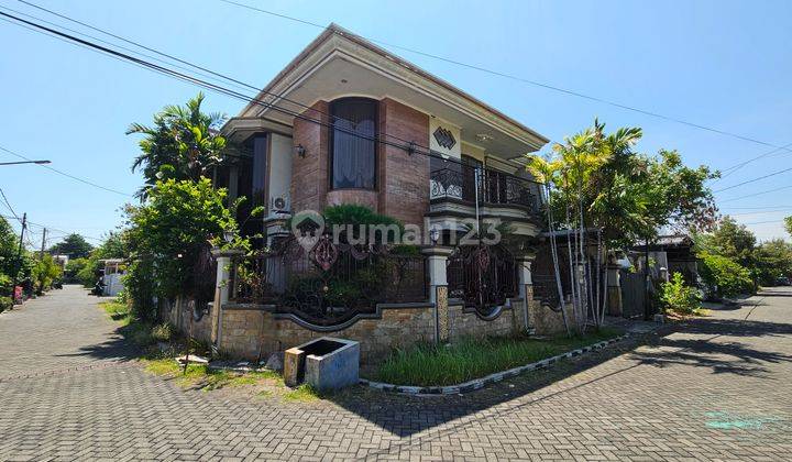 Rumah Nginden Intan Surabaya Model Classic 2 Lantai Full Jati Hoek Semi Furnished Dkt Rs Premier 1