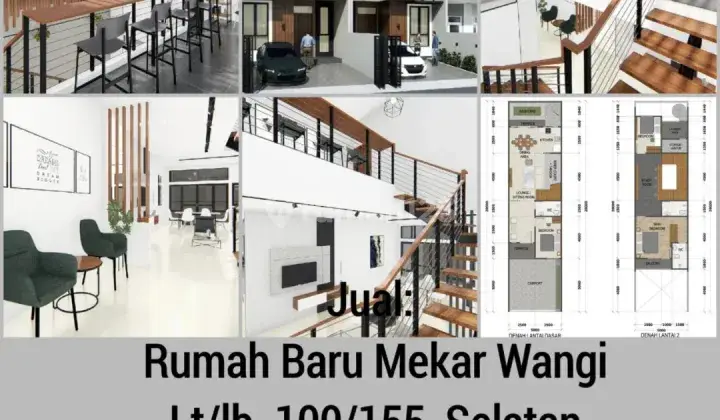 Rumah Baru Minimalis Modern Mekar Wangi  2