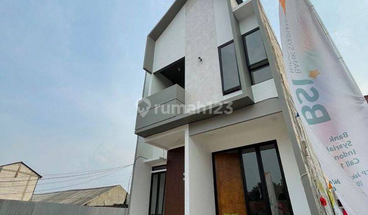 Rumah 2 lantai Model Skandinavian di Cipayung Jakarta Timur  2