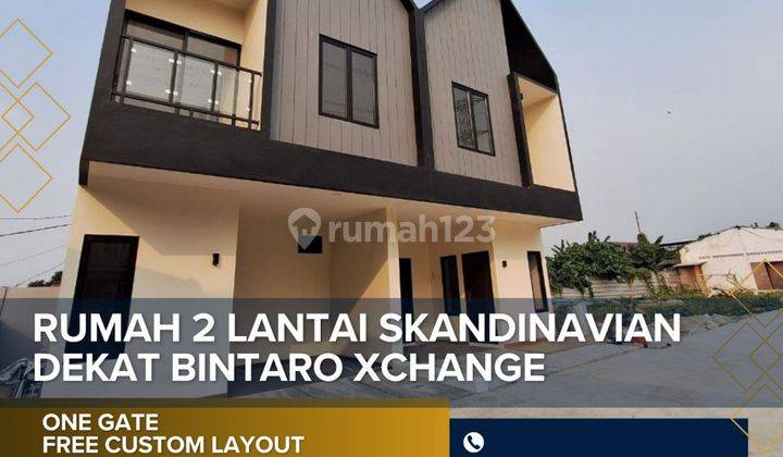 Rumah 2 Lantai Minimalis Modern Dekat Bintaro Xchange 1