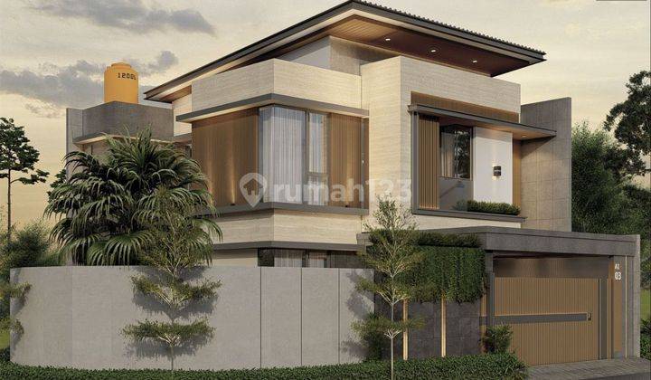 Rumah 2 lantai Modern Tropis di Kencana Loka BSD  2