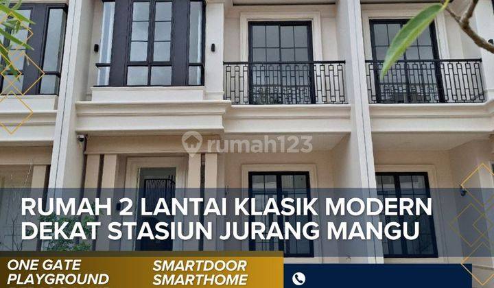 Rumah 2 lantai Model American Classic di area Bintaro 1