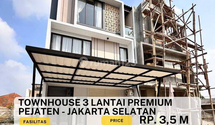 Hunian 3 Lantai Premium Dengan Konsep Townhouse di Pejaten 1