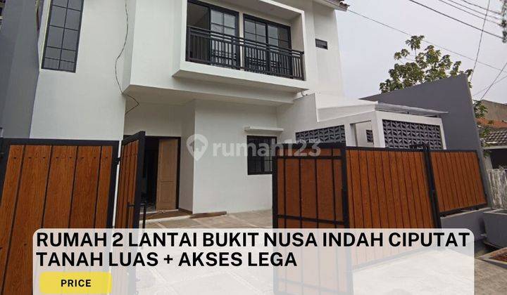 Rumah Baru 2 Lantai Cantik Dengan Tanah Lega Dan Luas di Ciputat 1