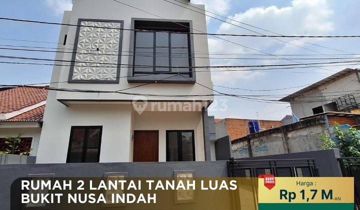 Rumah 2 Lantai Cantik Nyaman di Perumahan Bukit Nusa Indah 1