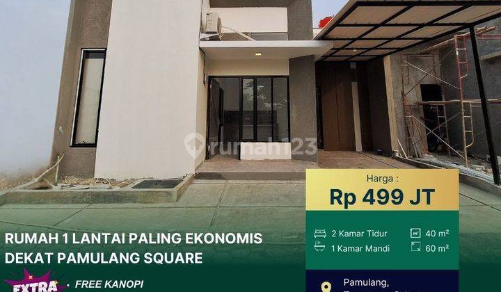 Rumah 1 Lantai 490 Jutaan di Pamulang 1