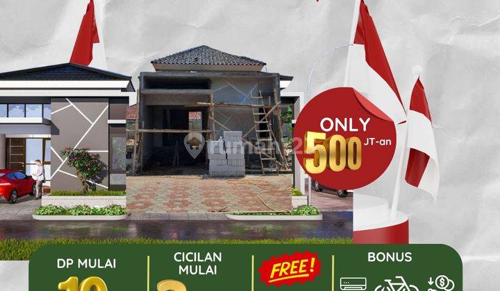 Rumah 1 Lantai Siap Huni 500 Jutaan Pamulang 1