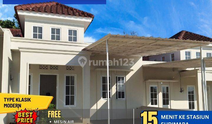 Rumah 1 Lantai Tanah Luas Rasa Dekat Stasiun Sudimara 1