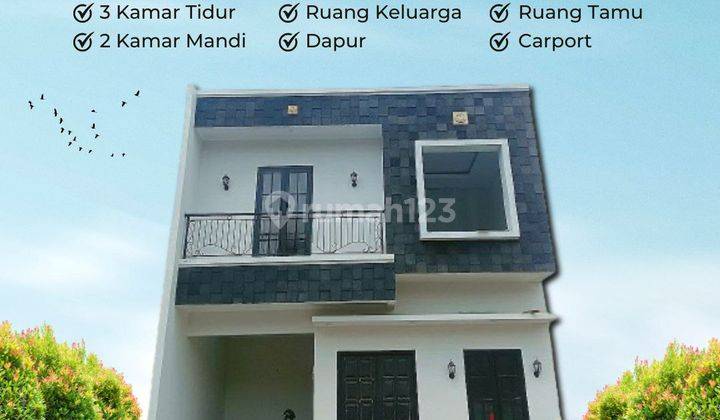 Rumah 2 Lantai Siap Huni Srengseng Sawah Jagakarsa 900 Jutaan 1