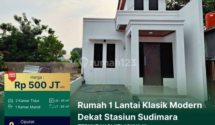 Rumah 1 Lantai Baru Di Bukit Nusa Indah Ciputat  1