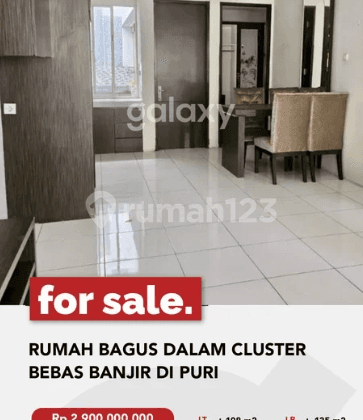 Rumah Cluster Puri Botanical Jakarta Barat 1