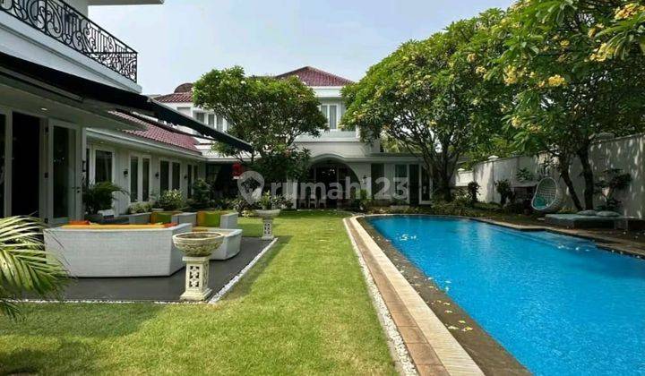 Jual Rumah Super Mewah Luxury American Classic Dalam Perumahan Elite Di Permata Hijau Jakarta Selatan 2