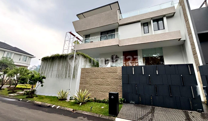 Jual Rumah Mewah Cantik 3 Lantai Furnished Siap Huni Di Telaga Golf BSD City Tangerang