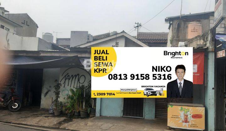 Tanah bonus rumah,lb250m2,shm,jalan 2 mobil,Cocok kis2an,kantor dll,selangkah pasar dan mall 2