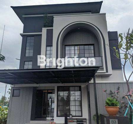 RUMAH BARU HIERA 2 LANTAI BSD TANGERANG DESAIN MODERN UNIK, UK 7X14, DALAM CLUSTER 1