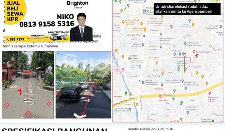 Cuan 150juta dari harga 2.6m jadi 2.450m ayo beli RUMAH BARU 3 LANTAI, LB 195M2, SHM, GARANSI 6 BULAN, BONUS AC, SELANGKAH PASAR DAN MALL, JALAN 2 MOBIL, GARASI 2 MOBIL 2