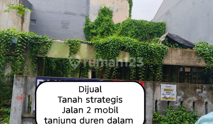 Tanah Strategis Jalan 2Mobi Lcocok Kos2an Dll Tanjung Duren