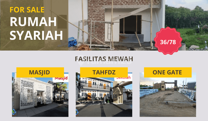 Rumah Syariah Indent Minimalis Parepare Lokasi Aman Banjir Tahunan 1