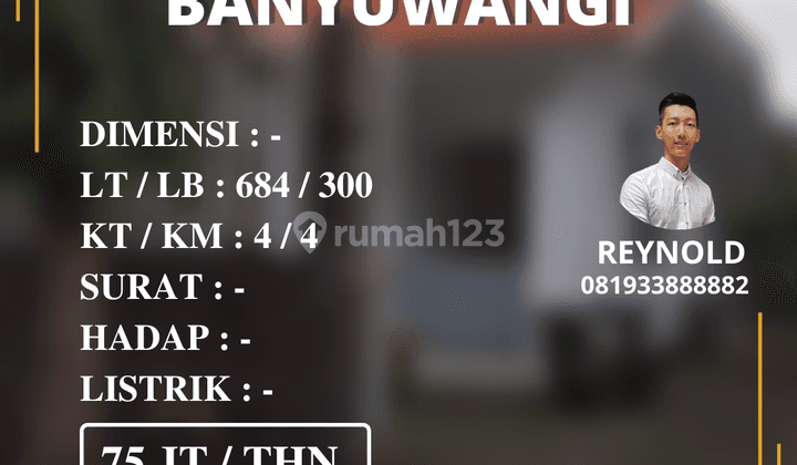 Rumah di Jend Sudirman , Banyuwangi 2