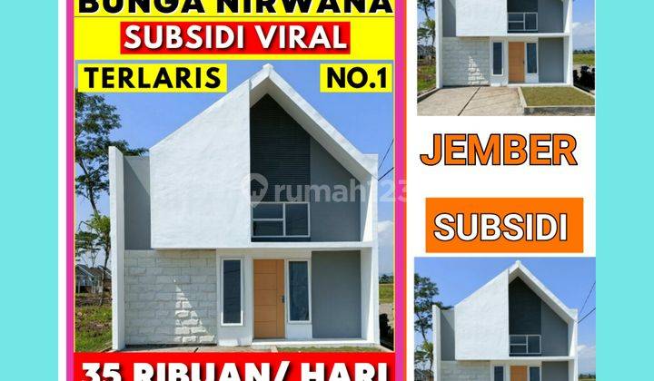Rumah Jember Subsidi Kampus Terlaris Grand Puri Bunga Nirwana 1
