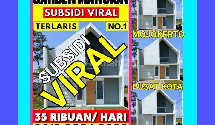 Rumah Mojokerto Murah Subsidi Pusat Kota Terlaris Garden Mansion 1