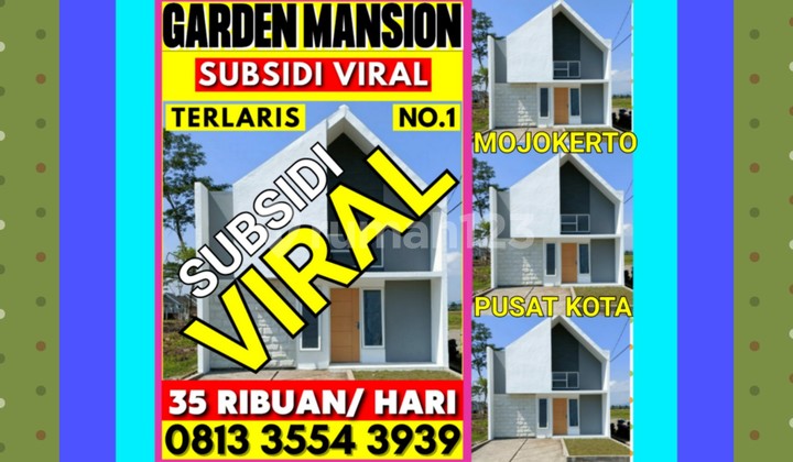 Perumahan Mojokerto Murah Subsidi Terlaris Garden Mansion 1