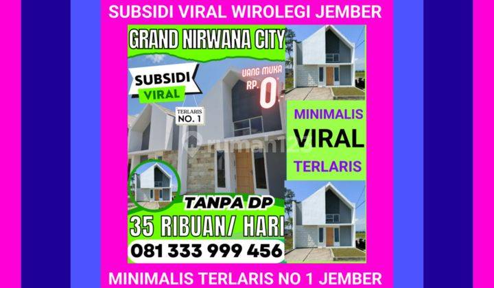 Perumahan Jember Wirolegi Grand Nirwana City Terlaris Tanpa Dp 1