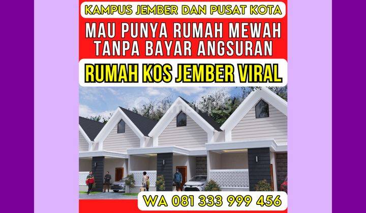 Rumah Kos Jember Kampus Viral Terlaris Best Invest 1