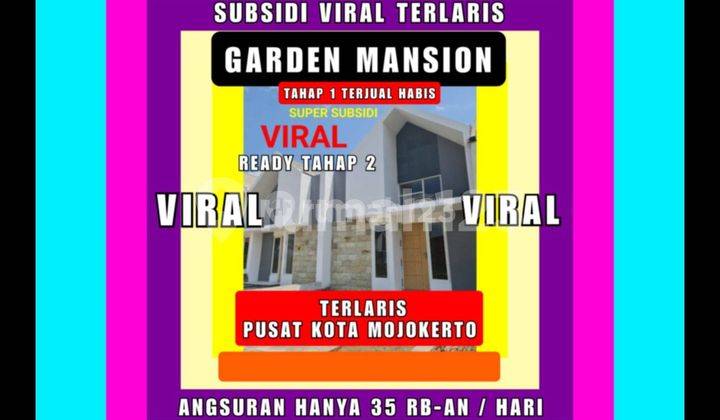 Perumahan Mojokerto Subsidi Terlaris Viral Garden Mansion 1