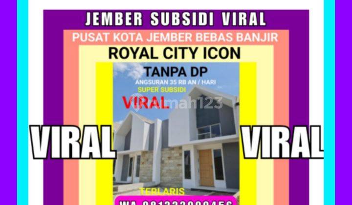 Rumah Jember Elit Subsidi Pusat Kota Tanpa Dp Terlaris Viral 1