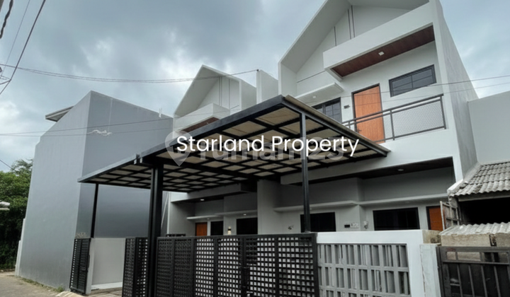 Rumah 2 Lantai Siap Huni Scandinavian Keren bisa KPR di Graha Raya 2