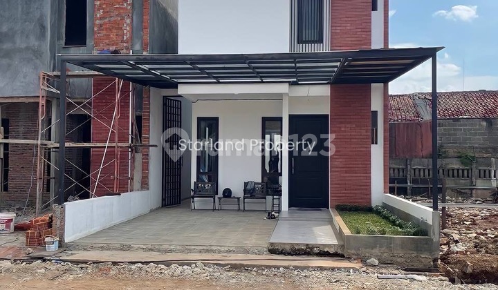 Rumah Indutrial Modern 2 Lantai Di Pondok Cabe