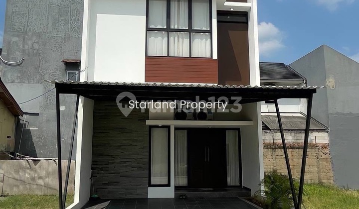 Rumah 2 Lantai Mezzanine Scandinavian Di Serua Bsd
