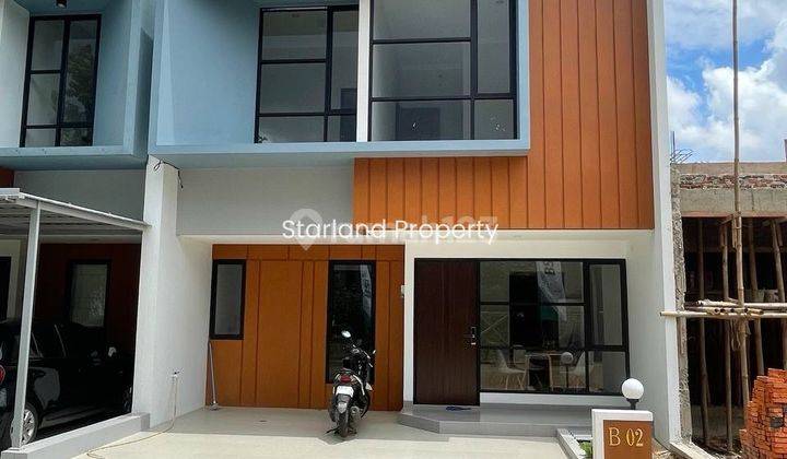 Rumah Scandinavian Modern Full Bata Merah Di Bsd 1